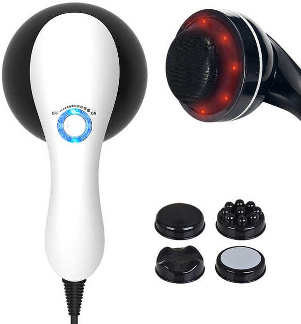 Вібромасажер антицелюлітний Body massager PL-664 4 насадки