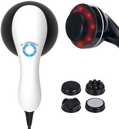 Вібромасажер антицелюлітний Body massager PL-664 4 насадки, фото 1
