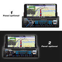 Автомагнітола 7001BT Bluetooth, 2xUSB, MP3, FM, microSD, AUX з тримачем для телефона, фото 2