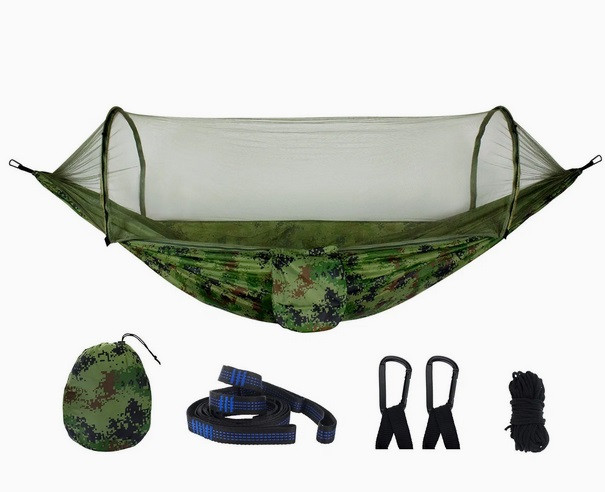 Гамак-спальний мішок із москітною сіткою