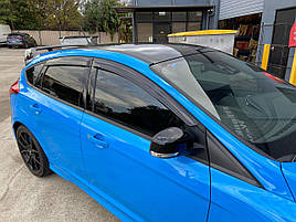 Дефлектори вікон (вітровики) для Ford Focus III 4/5D 2011+ HTB/SED 4шт (HIC)