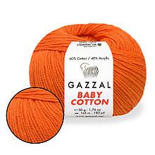 Gazzal Cotton Baby, Апельсин №3419