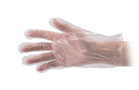 Рукавички полиэтилен 100 шт/уп з єврослотом