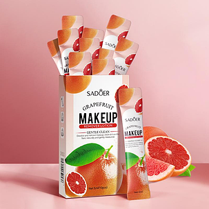Засіб для зняття макіяжу із грейпфрутом у стиках Sadoer Makeum Remover Lotion, 10*5 мл., фото 1