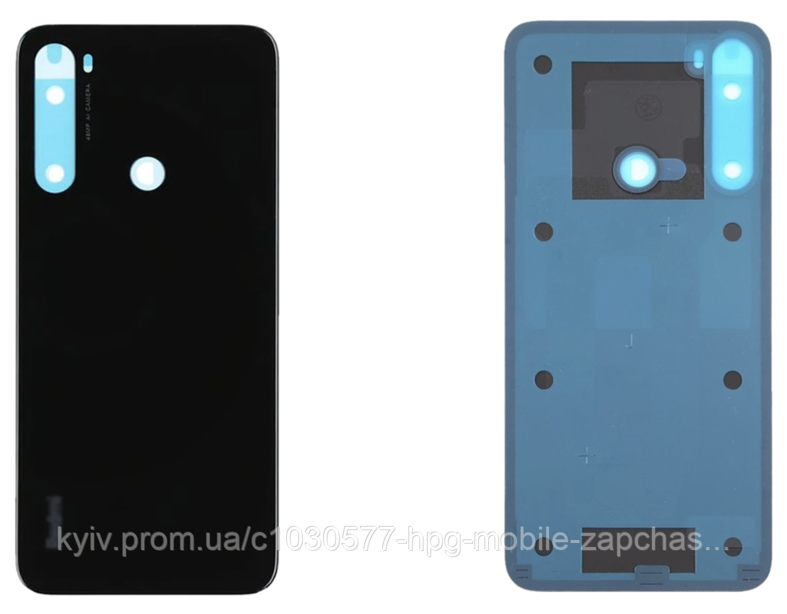 Задня панель корпусу (кришка акумулятора) Xiaomi Redmi Note 8 Gray оригінал, фото 1