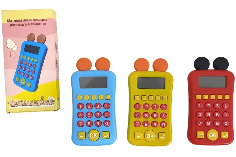 Калькулятор дитячий інтерактивний розвиваючий українською мовою Якість Smart Toys, фото 1