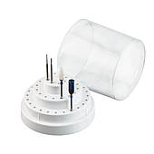 Підставка (бокс) для фрез з кришкою (вел., колір в асортименті)