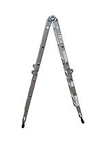 Сходи трансформер 4х3 VAYARA "Практик" алюмінієва 3.5м EN 131 AM0212A, фото 3