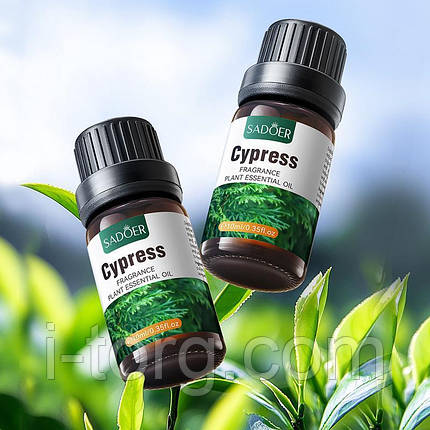 Ефірна олія з ароматом кипарису SADOER, 10мол., фото 1