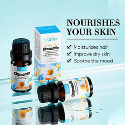 Эфирное масло с экстрактом ромашки SADOER, 10 мл.