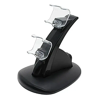 Компактна док-станція для безпечного заряджання двох джойстиків PS4Slim/Pro з протиковзною поверхнею