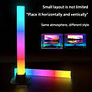 Дві настільні RGB-лампи Ambiance Light Bar Bluetooth, фонове освітлення, фото 10