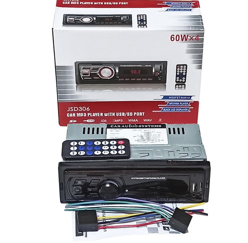 Автомагнітола JSD306 ISO — Bluetooth, FM, USB, microSD, AUX 4x60W AuraHome, фото 1