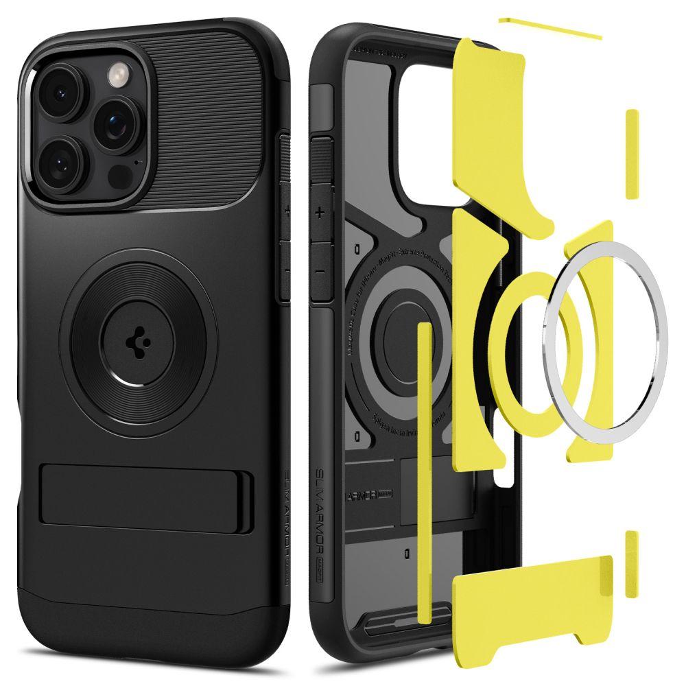 Чохол Spigen для iPhone 16 Pro Max - Slim Armor MagFit, Black (ACS08034)