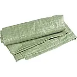 Мішок поліпропіленовий. 55х80 см. 100шт. Зелений. Будівельний, цукровий, фото 2