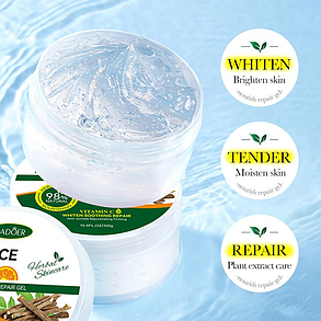 Протизапальний та зволожуючий гель для обличчя та тіла Sadoer Licorice Root, 300 г., фото 2