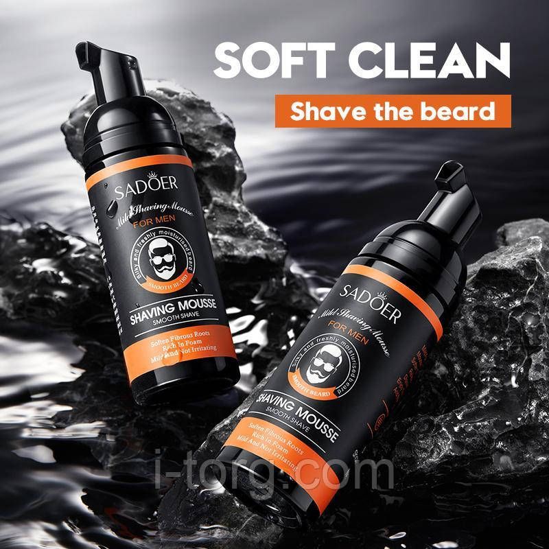 Чоловічий мус для гоління SADOER, 60 мл.