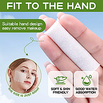 М'які бавовняні диски для легкого зняття макіяжу Sadoer The Organic Avocado, 100 шт., фото 4