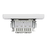 Комп'ютерна розетка RJ45 UTP кат. 5е подвійна біла – ASFORA EPH4400121, фото 3