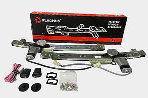 Електросклопідйомники 2109, 21099, 2114, 2115 FLAGMUS (Чехія) (к-т 2шт.) Передні Рейкові