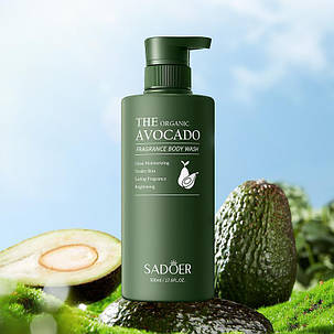 Гель для душу з ароматом авокадо SADOER, 500мол., фото 2