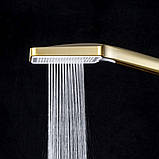 Змішувач для ванни FRAP F3276-3, золотий сатин, фото 7