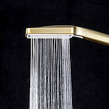 Змішувач для ванни FRAP F3276-3, золотий сатин, фото 8