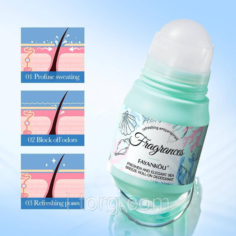 Кульковий дезодорант морський бриз FAYANKOU, 50г.