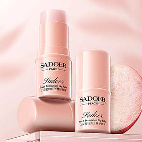 Бальзам для губ із персиком Sadoer, 4,5г., фото 2