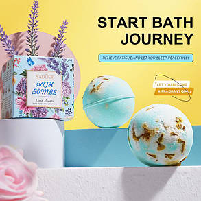 Бомбочки для ванни з ароматом розмарину SADOER, 100г., фото 1