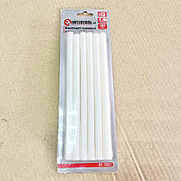 Комплект стрижнів клейових білих 11,2 мм * 200 мм, 12 шт INTERTOOL RT-1022