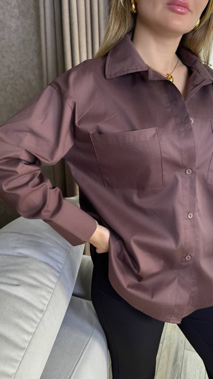Женская рубашка коттон, фото 1