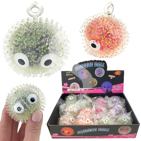 Іграшка-антистрес для рук Їжачок світиться набір 12 шт., фото 1