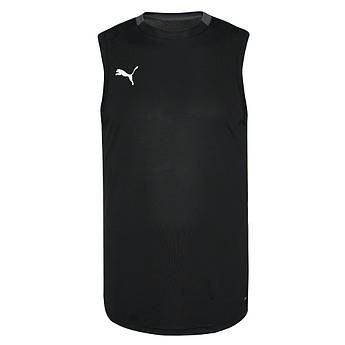 Чоловіча майка PUMA teamFINAL 656483-03, Чорний, Розмір (EU) — L