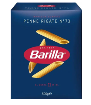 Barilla Penne Rigate №73 500g 1/24, фото 1