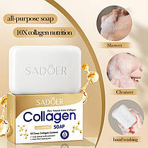 Мило, що очищає, з колагеном SADOER, 100г., фото 2