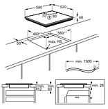 Варочная поверхность индукционная ELECTROLUX EIB60420CK, фото 4