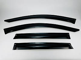 Дефлектори вікон (вітровики) для Nissan Qashqai J11 2014+ 5D 4шт (HIC)