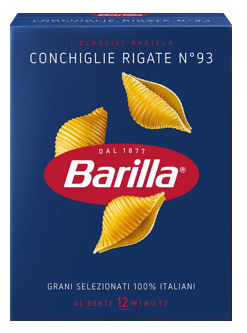 Barilla Conchiglie Rigate №93 500g 1/24