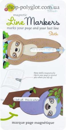 Закладка Line Markers Sloth, фото 1