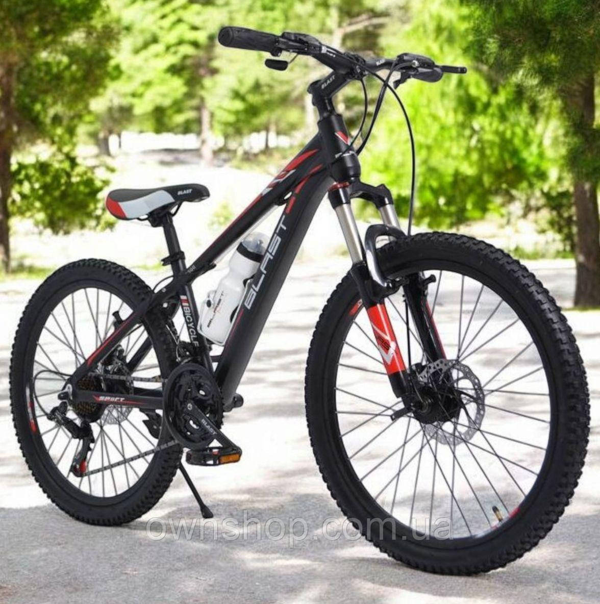 Стильний спортивний велосипед 29", рама 18", Hummer-Blast S300, чорно-червоний
