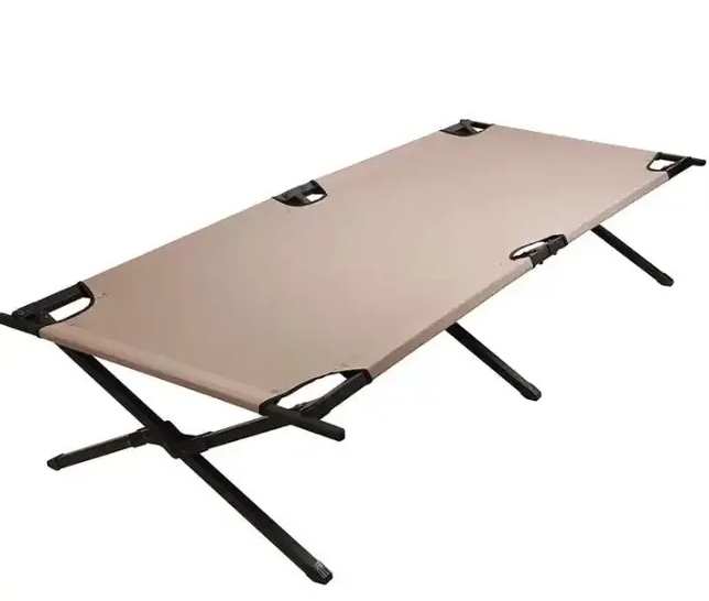 Ліжко розкладне туристичне EX 188x75x42см brown, D 25х25х1.0мм, 600D oxford
