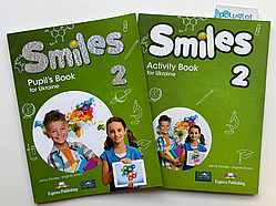 Комплект Smiles for Ukraine 2 Pupils Book + Activity book (Підручник + робочий зошит)