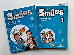 Комплект Smiles for Ukraine 1 Pupils Book + Activity book (Підручник + робочий зошит)