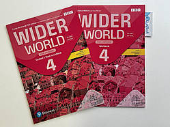 Комплект Wider World 2nd edition Ukraine 4 Student Book + Workbook (Підручник + робочий зошит)