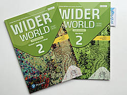 Комплект Wider World 2nd edition Ukraine 2 Student Book + Workbook (Підручник + робочий зошит)