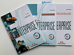 Комплект New Enterprise B2 Student's Book + Workbook + Grammar book (Підручник + робочий зошит)