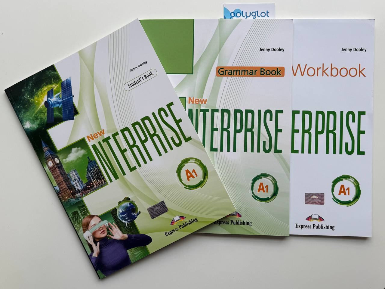 Комплект New Enterprise A1 Student's Book + Workbook + Grammar book (Підручник + робочий зошит), фото 1