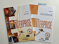 Комплект New Enterprise A2 Student's Book + Workbook (Підручник + робочий зошит)