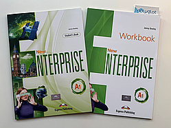 Комплект New Enterprise A1 Student's Book + Workbook (Підручник + робочий зошит)